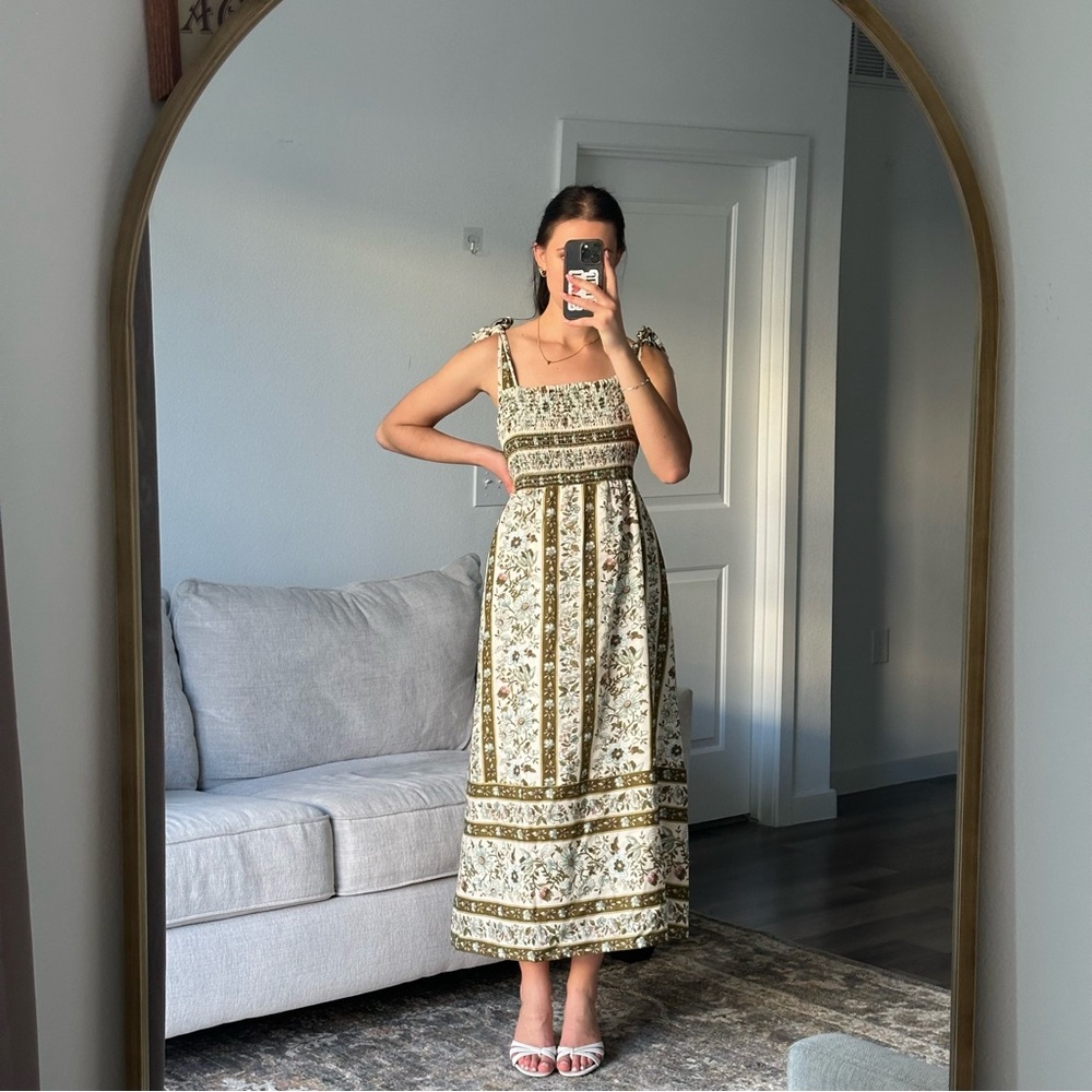 XSOLDX Vintage cotton midi dress xl